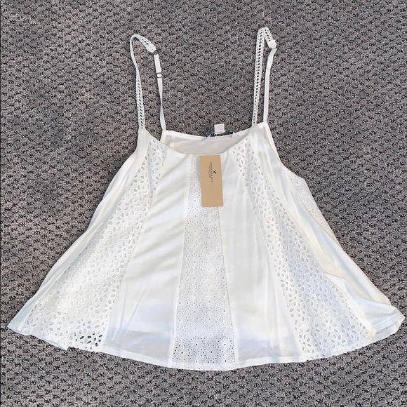 American Eagle Outfitters Tops - BRAND NEW AE LACE TANK TOP